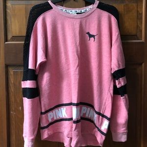 VS Pink Varsity Long Sleeve